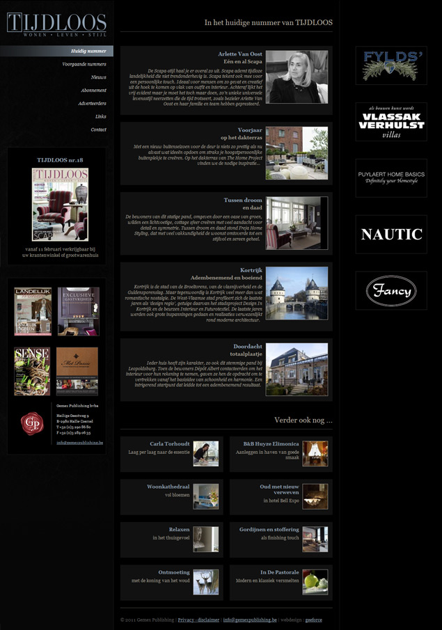 screenshot referentie Gemex Publishing